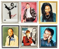 Lot Of 6 Hollywood Entertainers Signed Photos