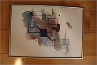 Watercolor Abstract 2002 Minford Frye