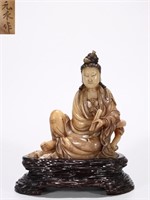 Chinese Soapstone Carved Figurine