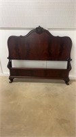 Mahogany Chippendale Full Size Bed
