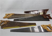 Assortment of Hand Wood Saws - Various Brands