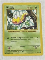 Pokemon -Weedle 69/102-Base Set SHADOWLESS