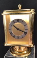 Hampton Gold-Tone Desk Clock