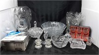 Glass & Crystal - Vases, Bowls, Candle Holders ++
