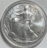2002 Silver Eagle 1oz Fine Silver in Case