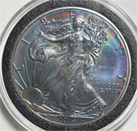 2014 Silver Eagle 1oz Fine Silver in Case Toned