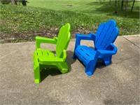 2 Toddler Adirondack Chairs