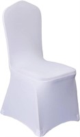 Chair Covers 100 Pcs White Washable Removable