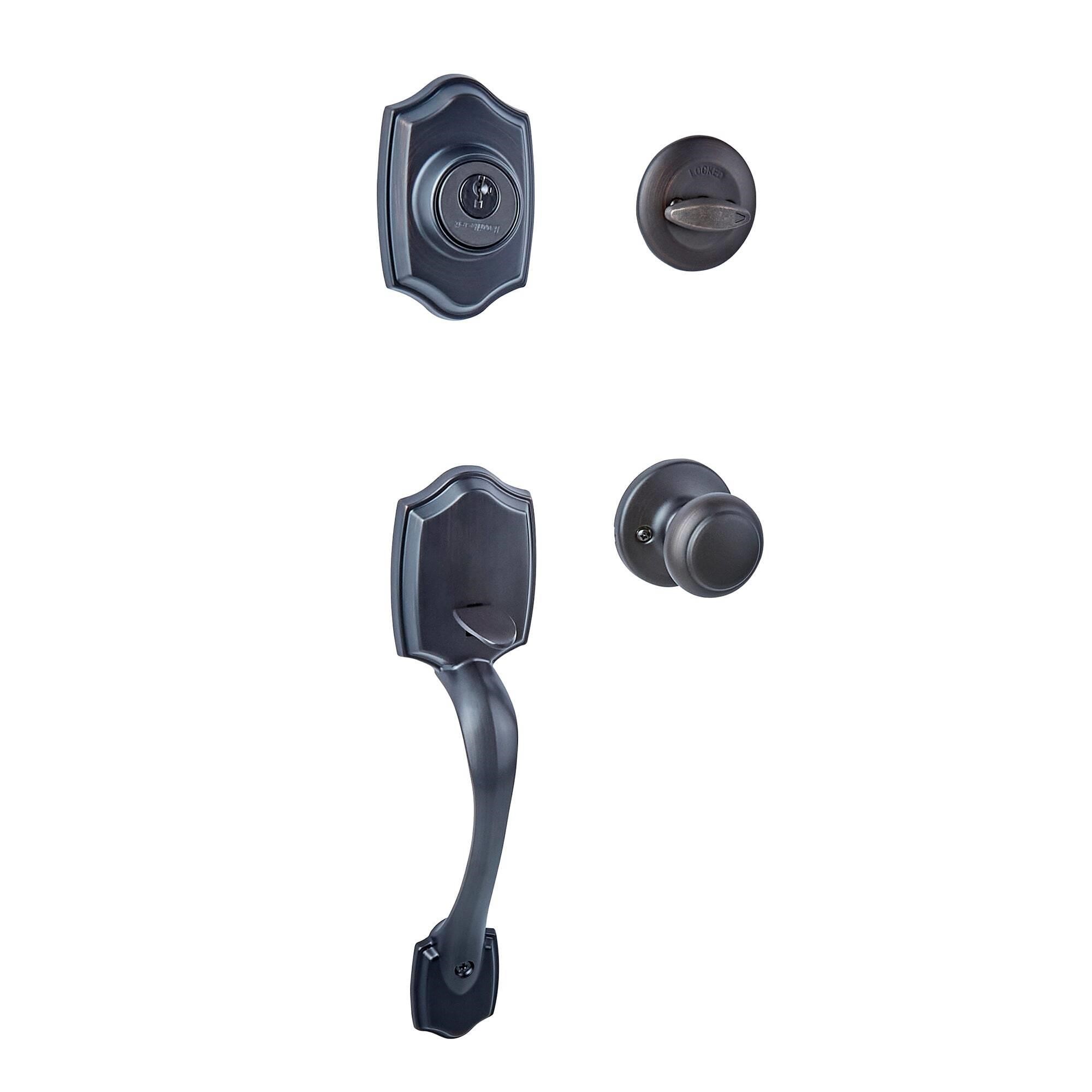 $99  Kwikset Bronze Smartkey Door Handleset