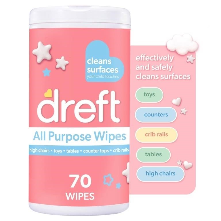 C227  Dreft Cleaning Wipes 70 Count