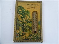 Vintage Langlade Oil Company Antigo Thermometer