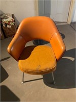 1970 Orange Herman Miller style chair