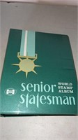 World stamp album senior statesman  stamps