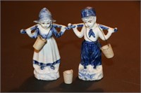 Vtg German Dutch Boy & Girl Porcelain Figurines