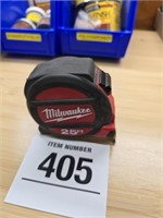 Milwaukee 25' tape measure