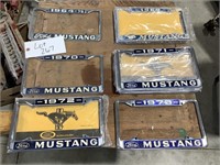 Vintage Mustang License Plate Covers