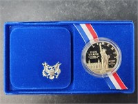 1986 Liberty Silver Dollar Ellis Island Coin