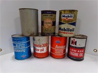 (3) AMOCO Oil Cans EMPTY - (1) International