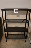 Metal & Wood Shelf Unit (BUYER RESPONSIBLE FOR