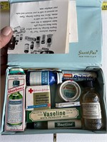 1950s Johnson and Johnson guest pack first aid kit
