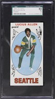 Lucius Allen Rookie SGC 7 Graded 1969 Topps Basket