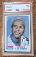 1982 Topps Lee Smith PSA 7 Rookie Card