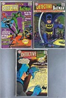 3pc Detective Comics #353-366 DC Comic Books