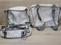 (2) Insulated Food Carry Bags