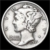 1921 Mercury Dime LIGHTLY CIRCULATED