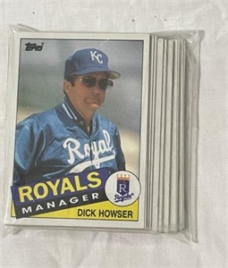 1985 Topps Royals Baseball Cards