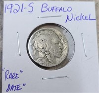 1921-S Buffalo Nickel " Rare Date"