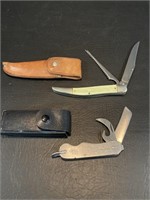 1953 British Army Knife & Ulster Pocket Knife w/