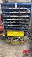 72 Compartment Nut And Bolt Bin W/ Contents