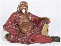High Glaze Figure of a Japanese Man.