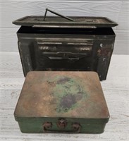 Metal Ammo Box & Mini Military Box