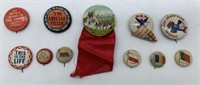 11 pcs,Assorted Adv,Country Pins,NRA