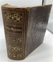 German Martin Luther Bible,dated 1856