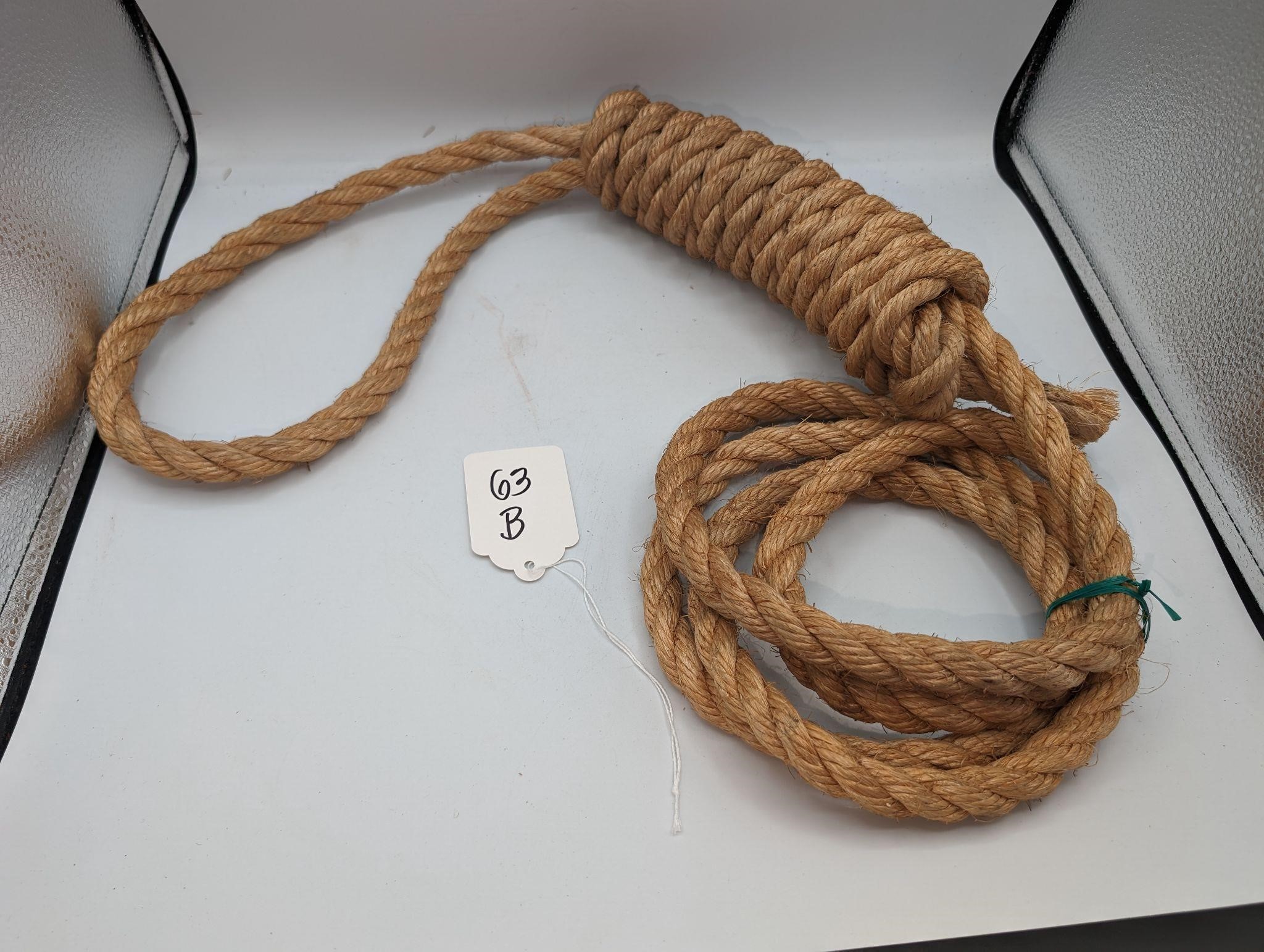 Hemp Rope Hangman's Noose