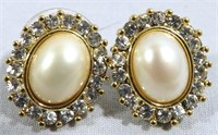 VINTAGE TRIFARI JEWEL EARRINGS