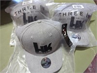 3 Heckler & Koch baseball caps (new)