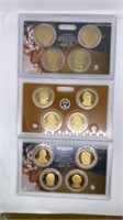 Presidential proof $1 coin sets (12 coins total)
