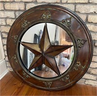 Large Round Western Style Star Wall Hanging