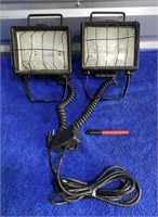 (2) All Trade Professional Halogen Work Lights