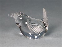Steuben Glass Bird Paperweight