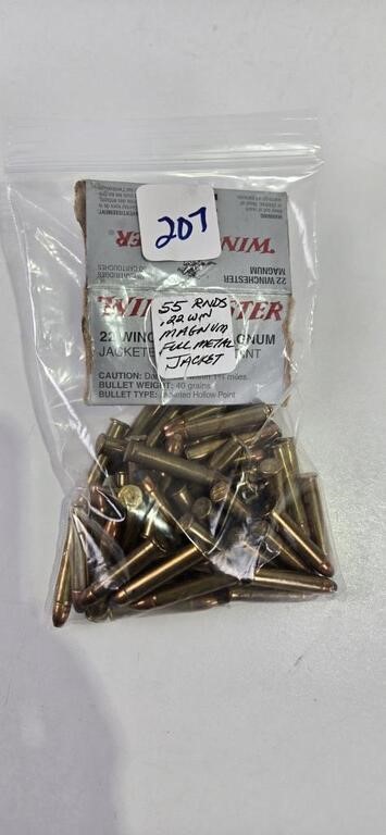 55 Rounds of Winchester .22 Mag Full Metal Jacket