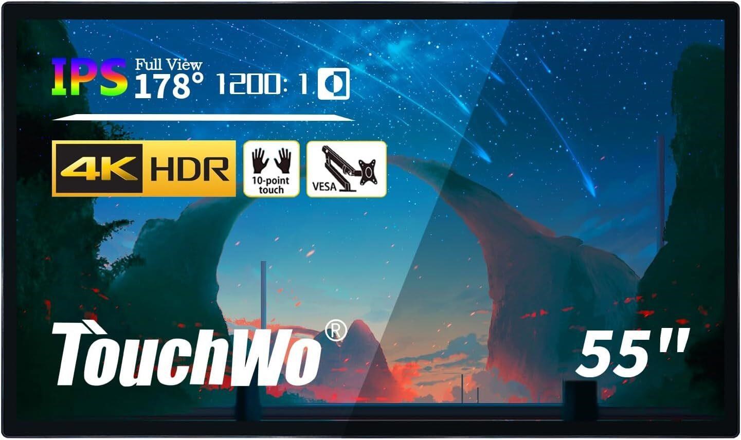 55 inch Multi-Touch 4K Monitor  USB