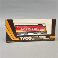 HO-SCALE TYCO ROCK ISLAND ENGINE W/BOX