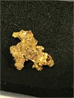 Gold nugget,  .6 grams, a little larger than a ric