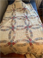 TWIN SIZE WEDDING RING QUILT
