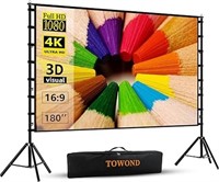 Projector Screen And Stand,towond 180 Inch